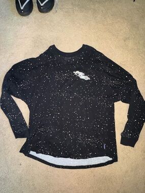 Star Wars Spirit Jersey Shirt Black Long Sleeve Rebel Empire Disney XXL